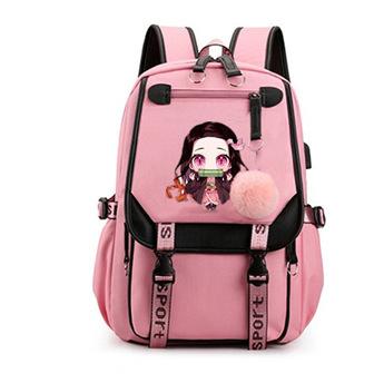 Backpack, Various Styles, Cartoon Heat Transfer, Digital Printing, Backpack, Large-Capacity Student Schoolbag