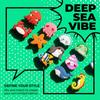 Underwater Animals PVC Soft Rubber DIY Crocs Phone Case, Fridge Magnet, Milk Tea Cup Hair Clip & Stickers