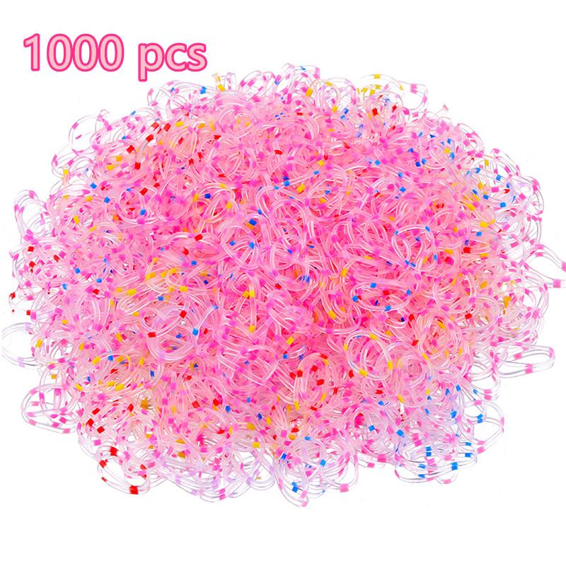 

30/100/1000 шт./пакет красочные милые маленькие одноразовые резинки для волос резинка для волос девочки дети эластичная резинка хвост держатель галстук аксессуары для волос