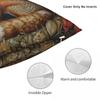William Morris Fox Square Pillowcase Polyester Linen Velvet Creative Zip Decor Throw Pillow Case Home Cushion Cover