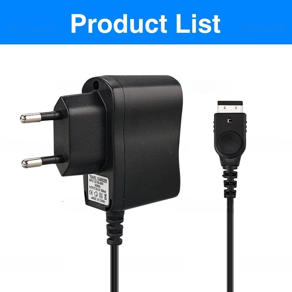 AC Charger Adapter for Nintendo DS NDS GBA SP Gameboy Advance SP Power Supply Charging Cable EU US Plug for Nintendo Accessories