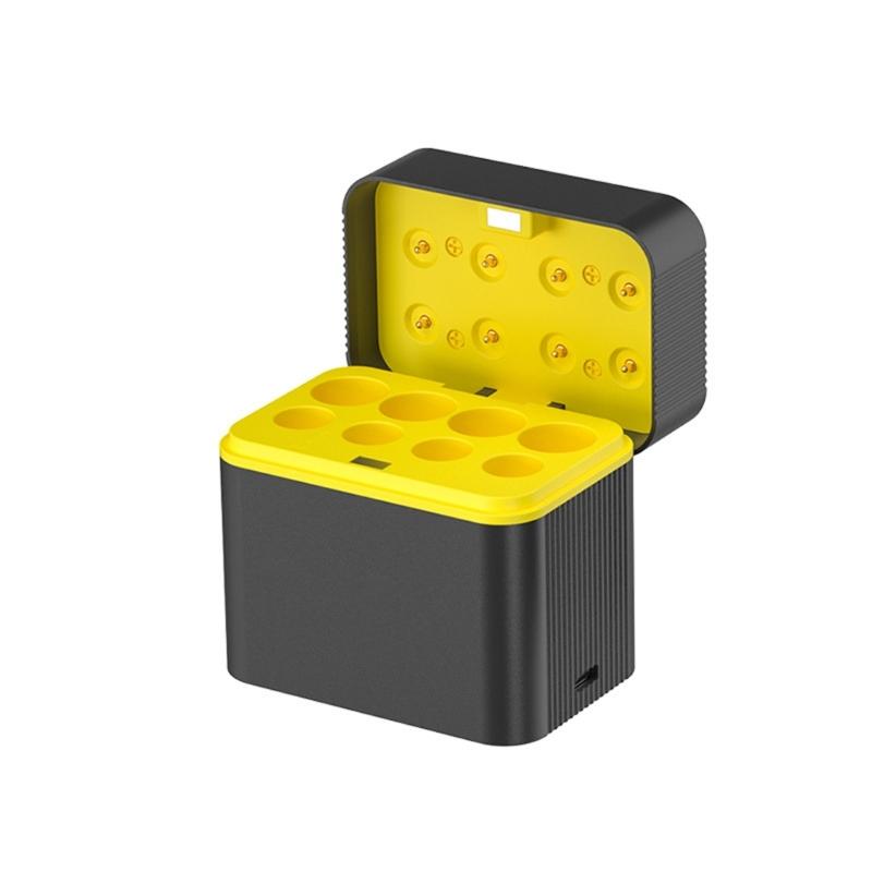 Heat Resistant Universal Batteries Charging Station For 5 7 Size Cells Type C Interfaces Intelligent Current Regulation