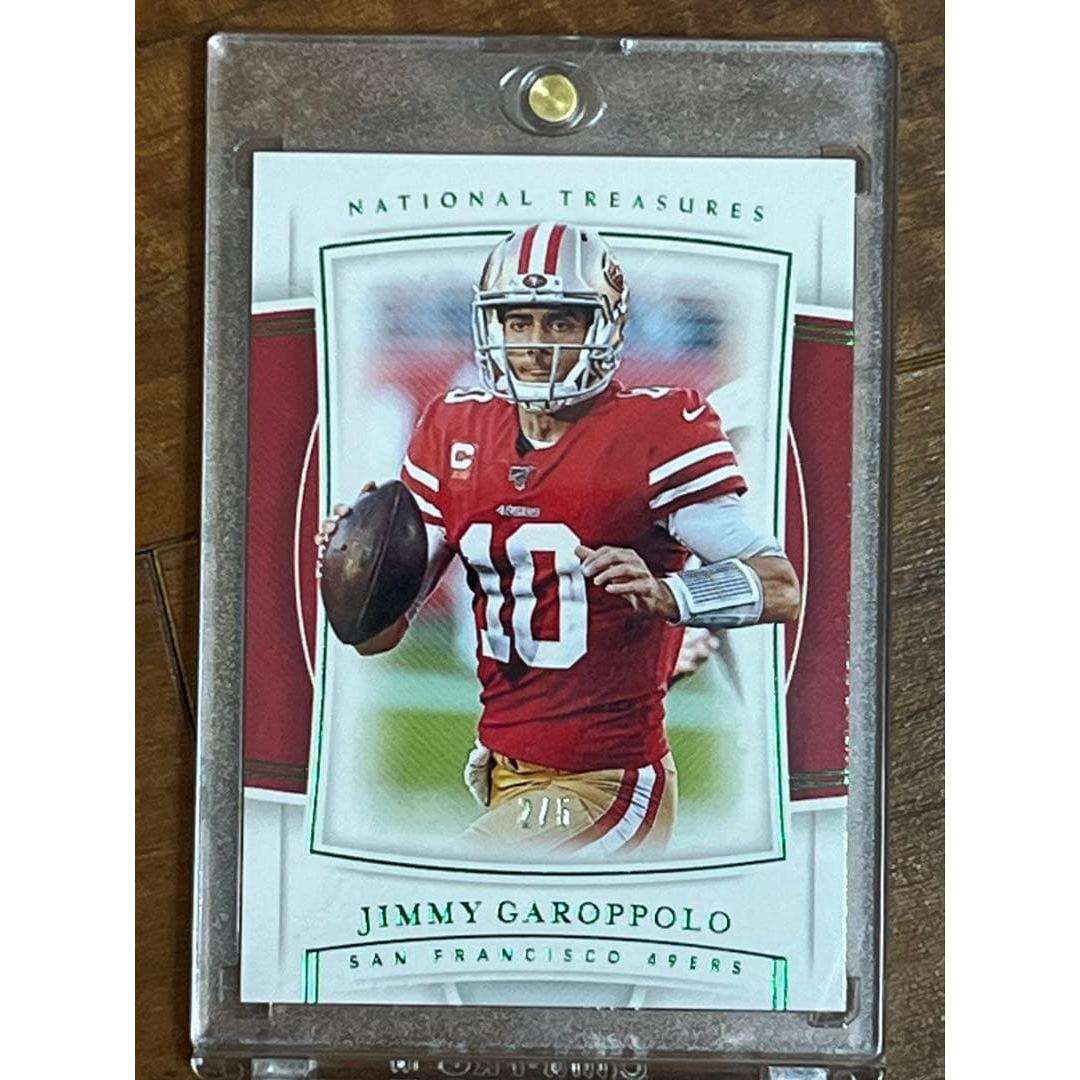 Used Jimmy Garoppolo NFL National Treasure 5 Series 49ers