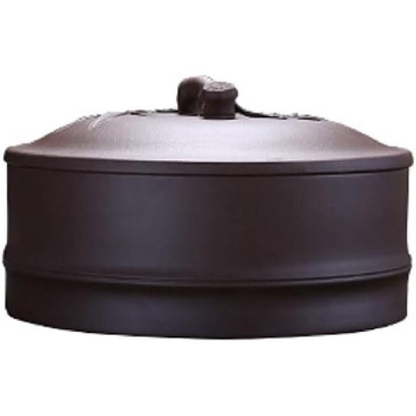 GSOUL Lata de Té Almacenamiento de Té Tarro para Pastel de Té Lata de Té de Arcilla Púrpura Tanque de Té Lata de Té para Despertar Tarro de Almacenamiento(Para ti:Pequeña)