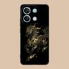 Golden Horse Year Mobile Phone Case for POCO M7 M6 M5 M4 M3 X7 X6 X5 X4 X3 Pro GT 5G Colorful Printing Cover Cover Pretty Luxury