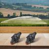 Flexible Watering 360 Rotating Sprinkler ABS Construction Easy Setup Efficient Watering Extension Rod For Lawn