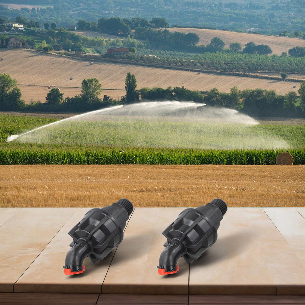 Flexible Watering 360 Rotating Sprinkler ABS Construction Easy Setup Efficient Watering Extension Rod For Lawn