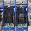 Unisex Vintage Washed Hoodie With 3D Pouch Pocket Loose Fit Cotton Streetwear Fall