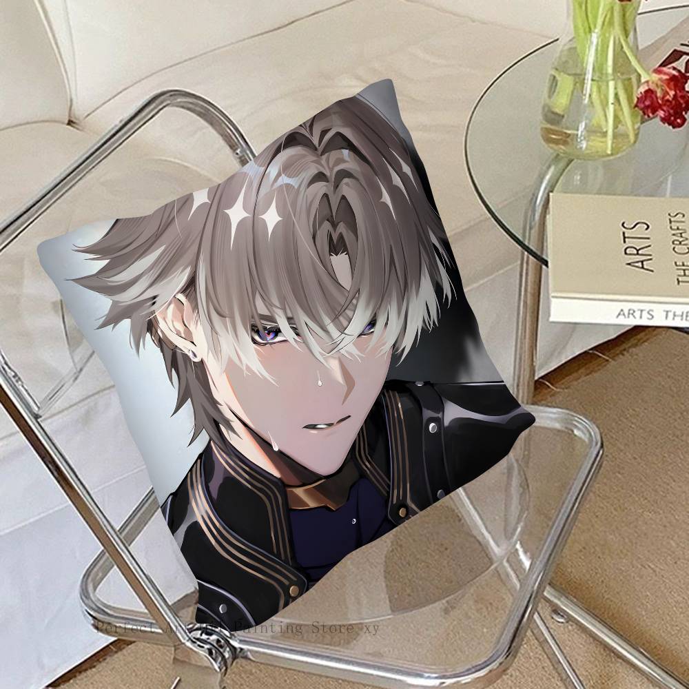 1pc Anime Game Wuthering Waves XIANGLI YAO Pillow Case Fashion Square Pillowcase Bedroom Sofa Room Ins Decoration Leisure