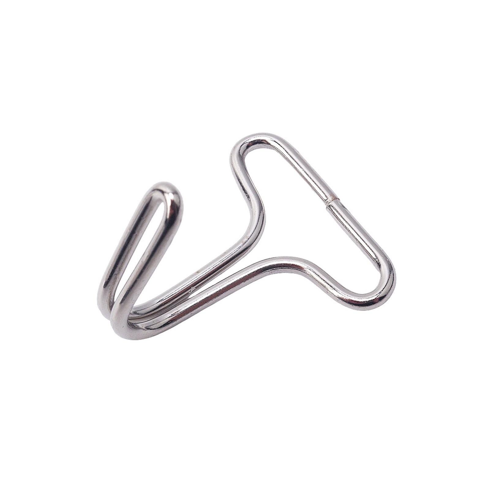 

Car Seat Hook Metal Iron Hook Car Storage Bag Hook Seat Cover Hook Buckle Elastic Band Hook Inner Diameter 2 5cm for Vehicle Organization one size серебряный