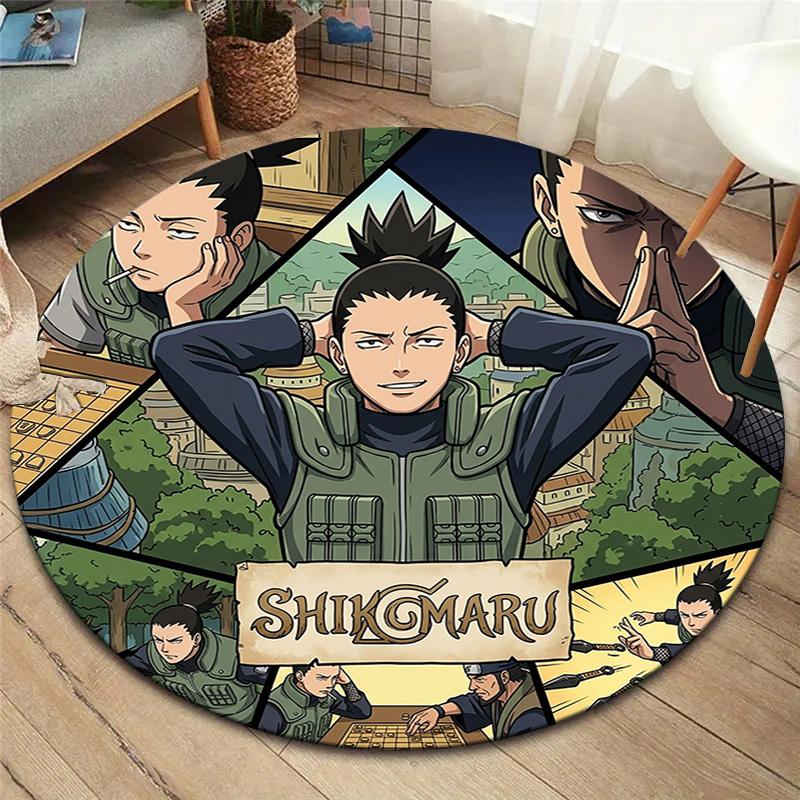 Naruto Runder Teppich Teppich Für Wohnzimmer Schlafzimmer Sofa Spielzimmer Dekor Rutschfeste Fußmatte
