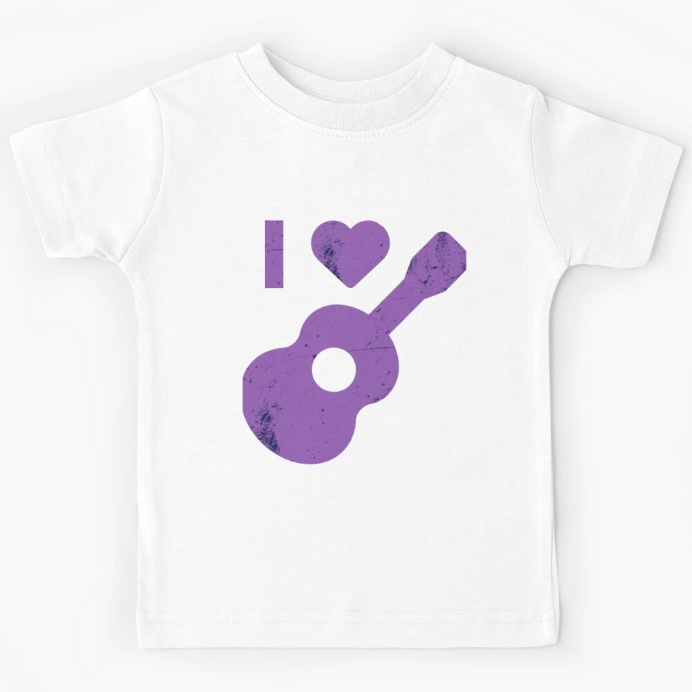 i love guitar retro meme Kids T-Shirt 110
