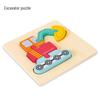 Wooden 3D Puzzle for Early Education: Infant & Toddler Intellectual Development, Hand-Eye Coordination Toy for 1-3 Year Old Boys & Girls