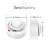 Tuya Smart WiFi/Zigbee Smoke Sensor Fire Protection Smoke Detector 85dB Sound Security System Firefighters Smartlife APP Control