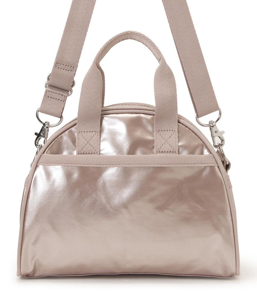 ROUND SM Gold Shine SATCHEL/1802/Rose
