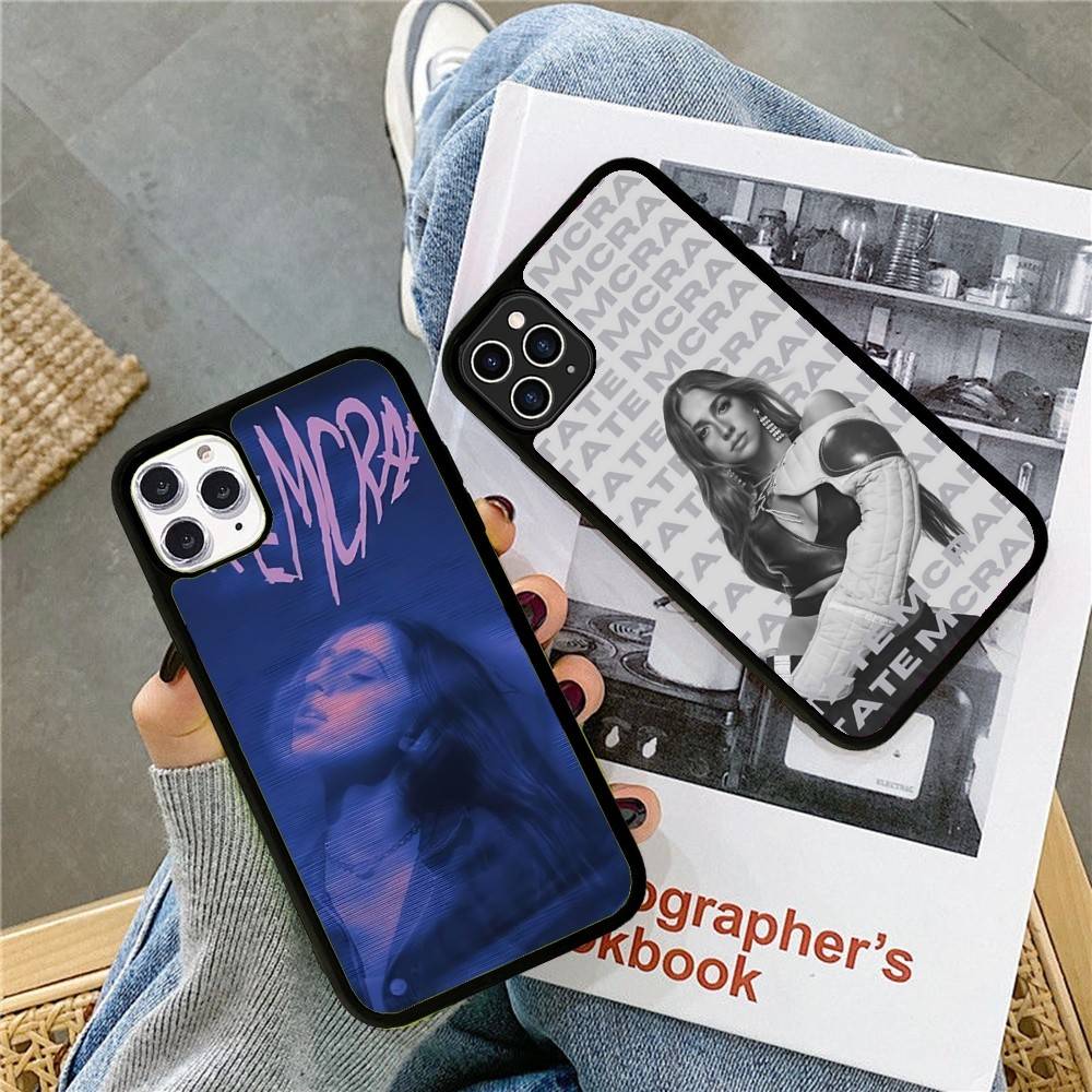 Tate M-McRae Singer PC+TPU Phone Case For IPhone 11 12 13 14 15 16 17 Plus Pro Max Cover