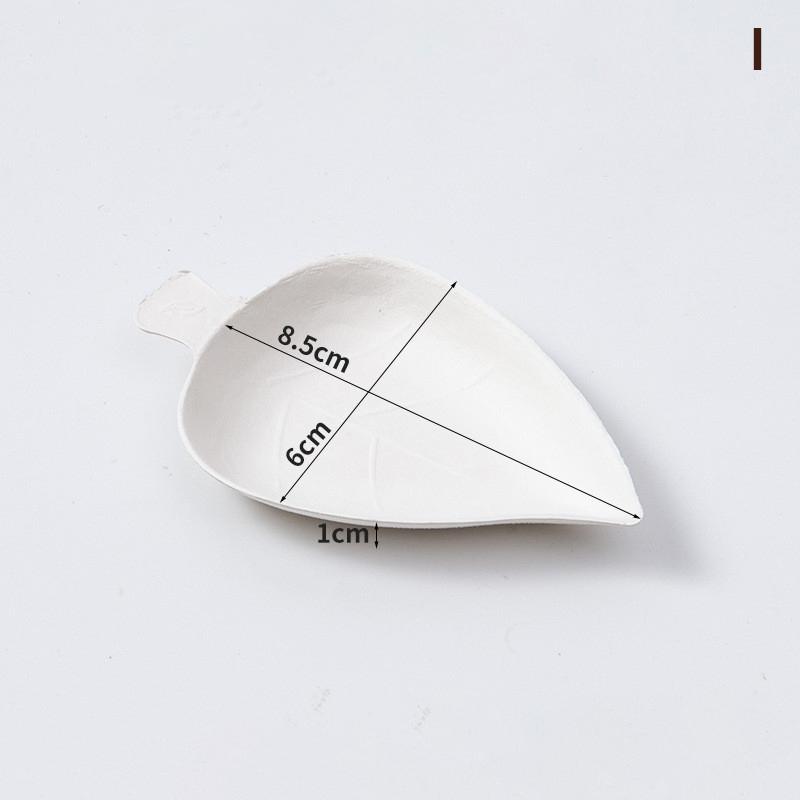 25 Peças Pratos de Degustação Pratos Descartáveis - Compostáveis em Casa Micro-ondas e Congeláveis Saco Branco Polpa de Cana Alimentos