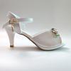 Women's Heel Sandals Elegant Ladies Heeled Summer Brand White Party Shoes Comfortable Spike Heels 6cm