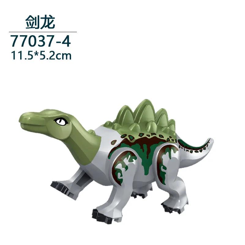 Dinosaur Jurassic World Tyrannosaurus Rex Velociraptor Tyrannosaurus building blocks animal toys building blocks children's gift