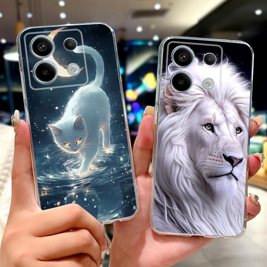 For Xiaomi Redmi Note 13 4G Case Note13 Pro New Fashion Painted Cover Soft Silicone Phone Case For Redmi Note 13 Pro Plus Fundas