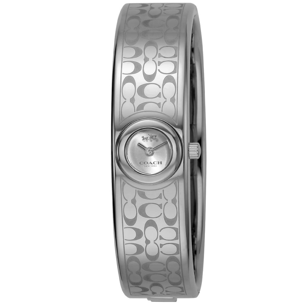 COACH SCOUT 14mm Stainless Steel Quartz Watch with Dial Used Women's Silver/White (14502608) -