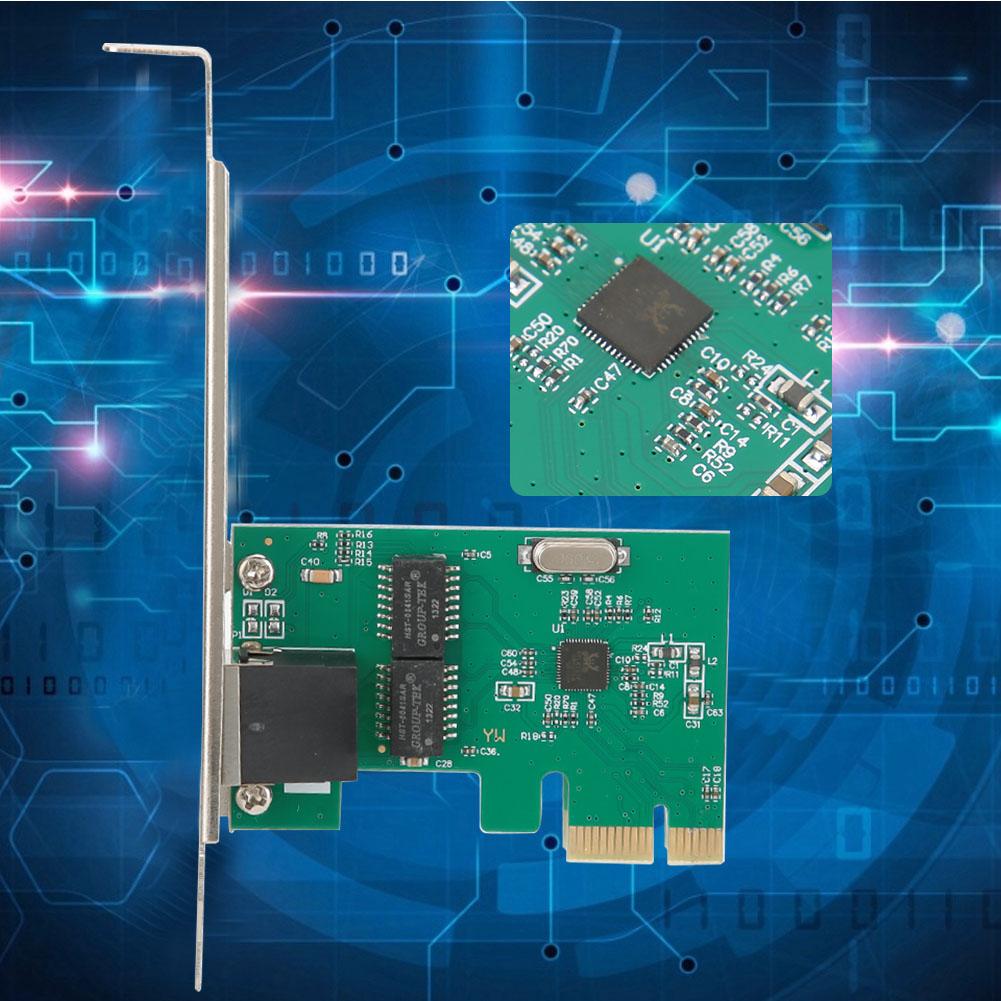 PCI E Desktop Realtek 8111E One porT network Card 10 100 1000Mbps Gigabit Ethernet
