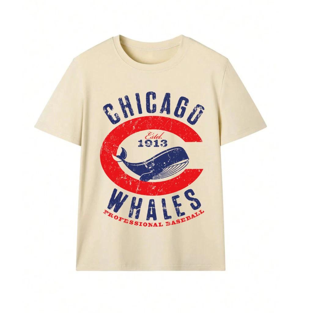 Chicago Whales Baseball Team Nostalgic Retro T-Shirt 3XL