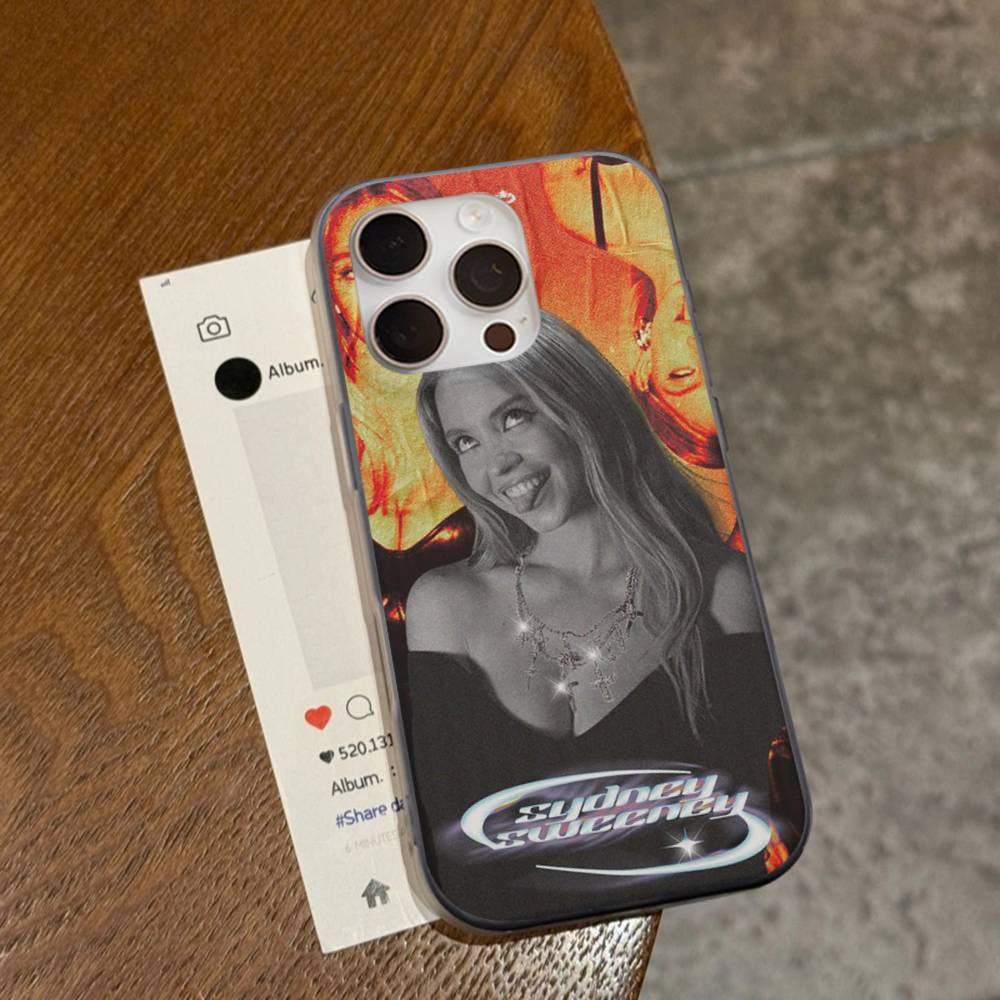 Sängerin Sydney S-Sweeney Für IPhone 17 16 15 14 Plus 13 12 11 Pro Max Mit Stoßfester Schutzhülle