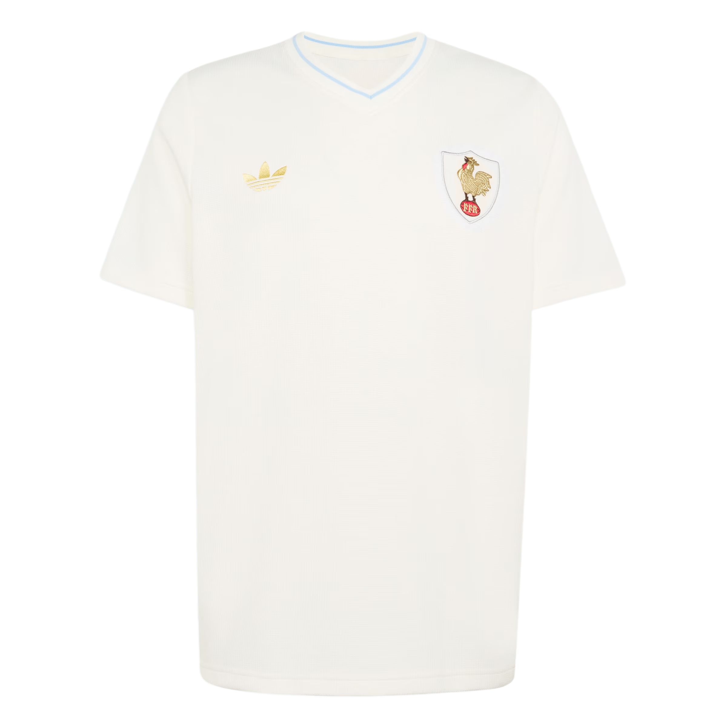Adidas Originals FRANCE RUGBY 120 YEARS CRUNCH PREMATCH Rugby Jersey Men s JY8301- S