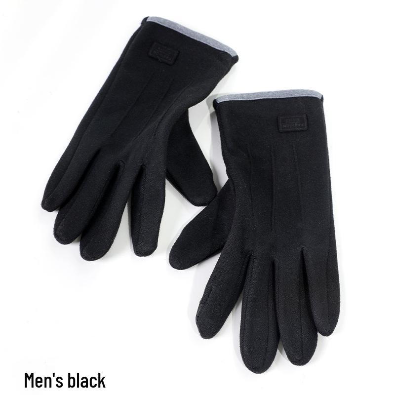 Women's Winter Touchscreen Cycling Gloves - Thicken Velvet, Warm, Cold-Proof, Cute for Autumn & Winter