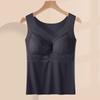 Large size lace ice silk underwear women's integrated fixed cup ring non-marking gathering anti-sagging sports vest bra cover