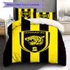 Al-Ittihad Club Pattern Bedding,Quilt Set Quilt Cover Pillowcase Home Birthday Gift (1 * duvet cover + 2 * pillowcase, without core)