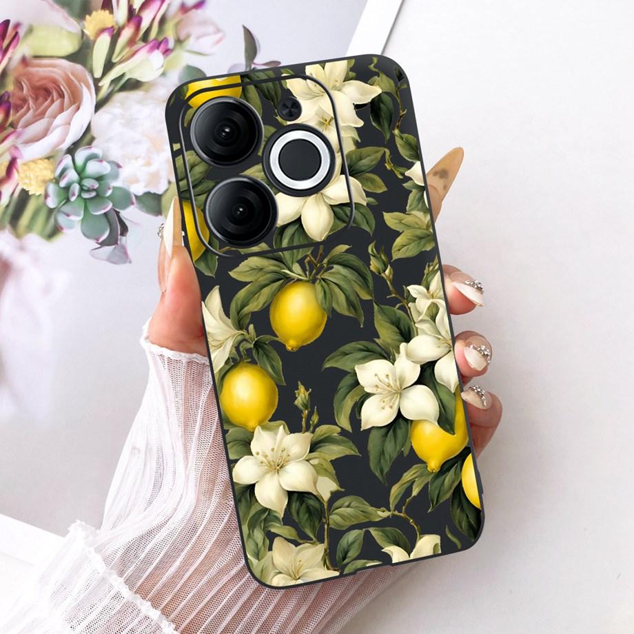 For Itel A80 A90 A95 A70 A60 A60s Phone Case Matte Soft TPU Bumper Cover Cool Cartoon Luxury Butterfly Flower Bow Pattern Funda