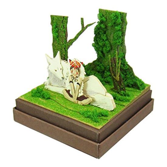 Giant Bean Bag Chairs Sankei Studio Ghibli Mini Princess Mononoke San and the Wild Dog Paper Craft Non-scale MP07-45