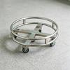 Stainless Steel Soup Bucket Cart Wheeled Insulated Trolley Food Service