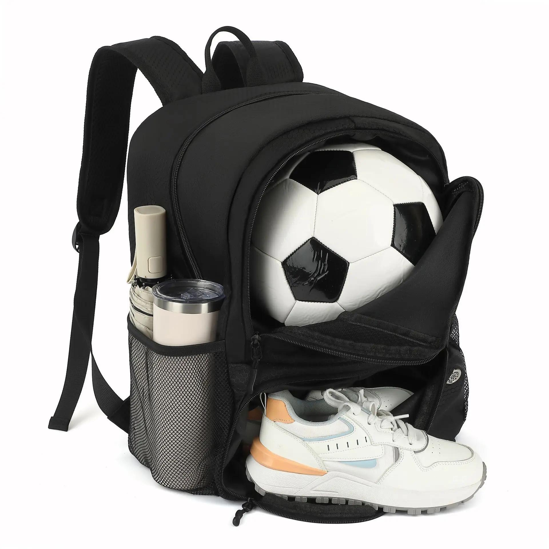 

Soccer Basketball Backpack with Shoes Pack Football Volleyball Bag for Teenagers Large Capacity Outdoor Travel Schoolbag