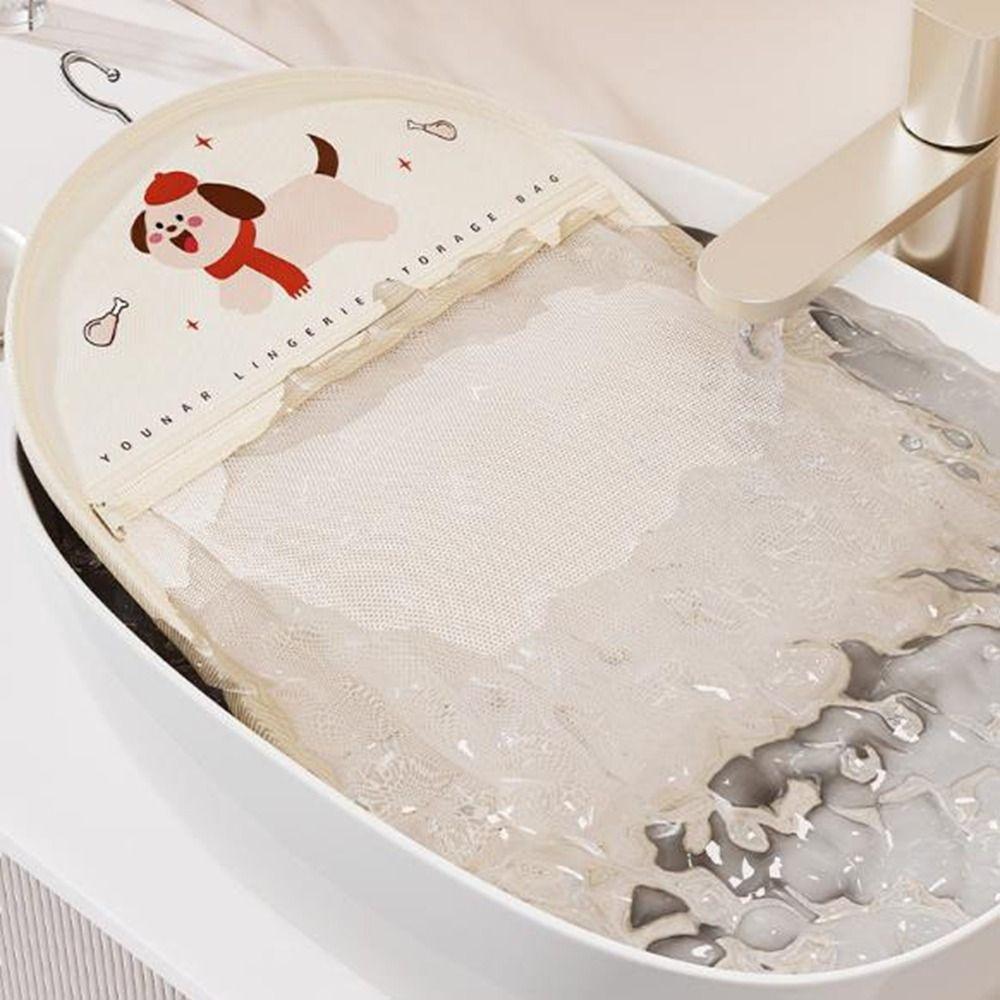 Cartoon Socks Storage Hanging Bag 1/2/3 Layer Hanging Mesh Bag Clothing Storage Bags  Dormitory