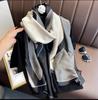 Lightweight Spring And Summer Silk Scarf, Travel Sunscreen Shawl