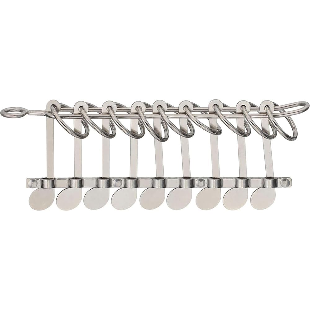 

Hanayama Chinese Ring Puzzle Nine Linked Rings Metal Brain Teaser Toy