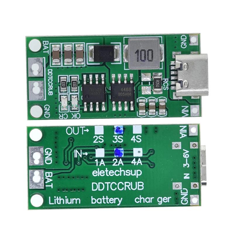 2S 3S 4S 1-4A Booster Module Lithium Polymer Lithium Ion Battery Charging Module Step-Up Boost Lipo Polymer Li-Ion Charger