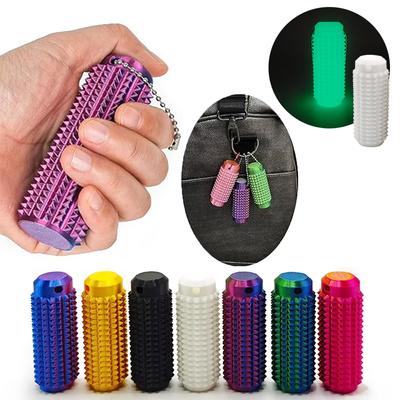 Taktil sensorisk nyckelring | BPA-fri fidgetleksak för ångestlindring med taggigt grepp, bärbart kontorsskrivbordsverktyg för stresslindring