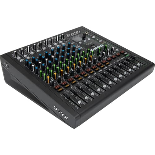 MACKIE Onyx12 Premium Analog Mixer with Built-in USB I/O for Multitrack Recording