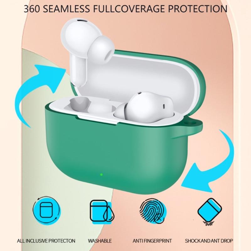 Flexible Silicone Protective Case For Wireless Earphone Shockproof Protective Case Housing Shell Replacement Accessories
