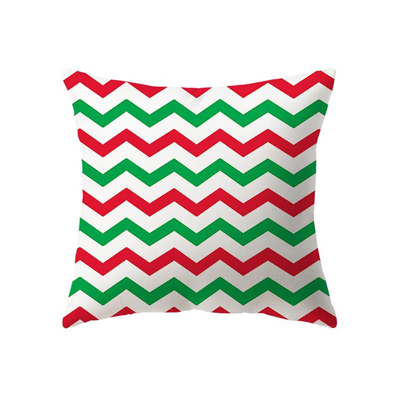 Christmas Theme Snowflake Print Pattern Cushion Cover Home Living Room Sofa Decoration Pillow Pillow Cover