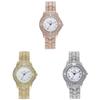 Elegant Ladies Jewelry Watch With Crystal Dial For Casual Wear