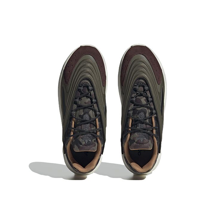 Adidas Ozelia Olive Strata Camo Men Sneakers Green Core-Black Mesa HP2857