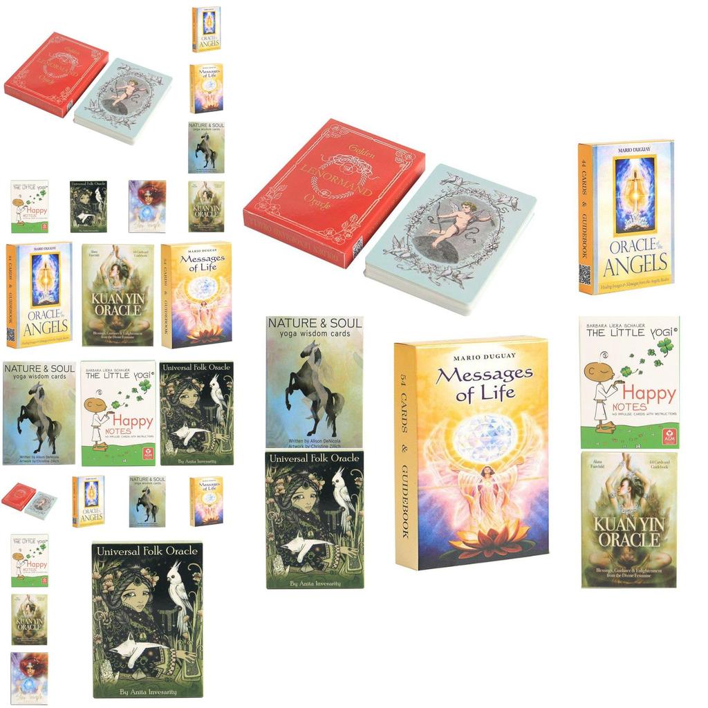 Beautifully Illustrated Tarot Deck Card Oracle Game For Parties And Yoga Practice