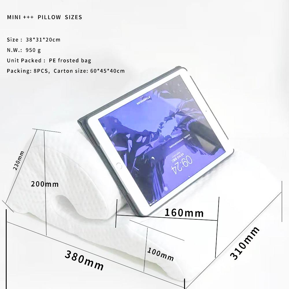 Multi-Functional Phone & Tablet Stand with Built-in Neck Pillow and Lumbar Support Universal Size белый