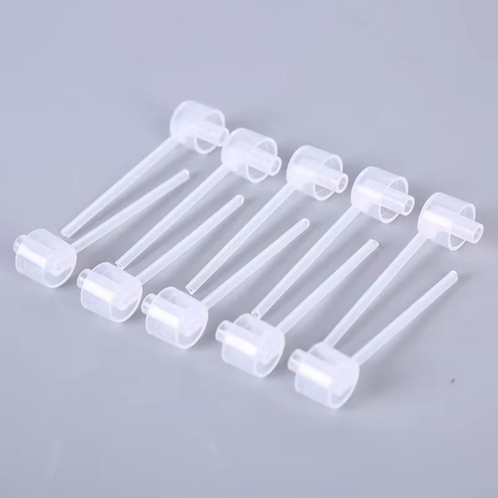 100PCS Refillable Perfume Filling Pump Transparent Fragrance Sampling Tool Presser Fragrance