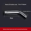 Support coudé pour pommeau de douche mural en acier inoxydable